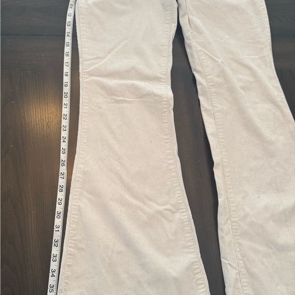American Eagle Outfitters Cream Corduroy Pants - Picture 2 of 9